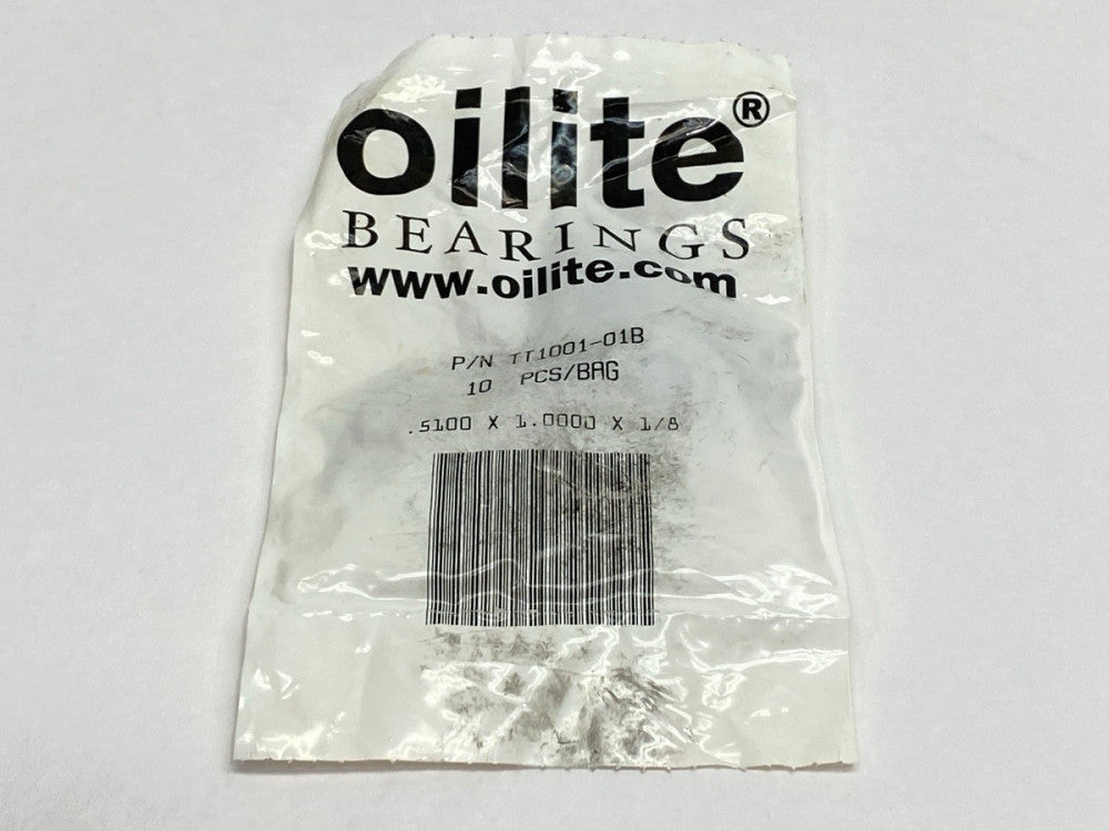 Oilite TT1001-01B Thrust Washer 0.5" Bore 1" OD 0.125" Wide PKG OF 10