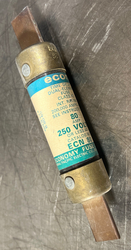 Econ ECN80 80-Amp 250V Fuses Nos Surplus