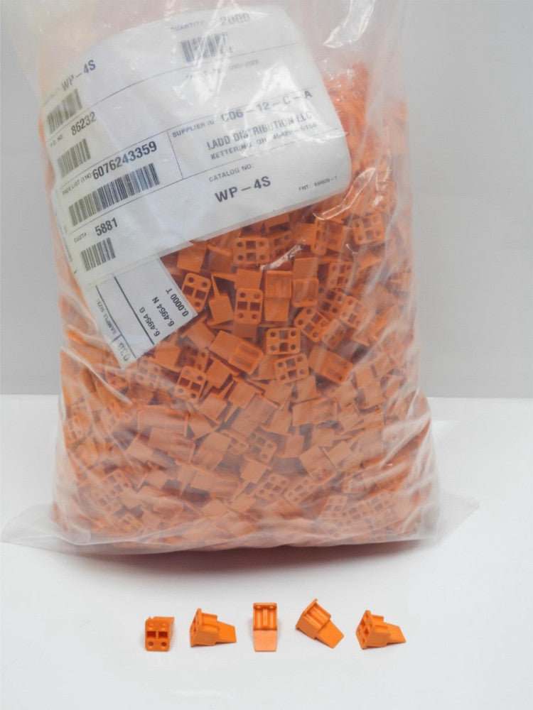1900pcs DTP Wedge Connector Lock WP-4S for 4-Pin Plug Connector