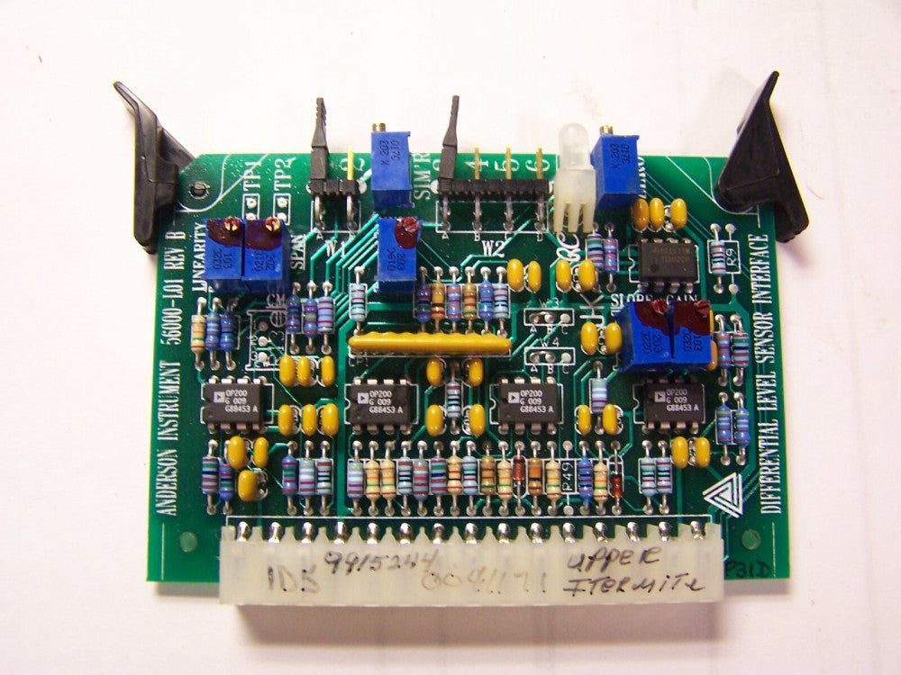 ANDERSON INSTRUMENTS DIFFERENTIAL LEVEL SENSOR INTERFACE BOARD 56000-L01 REV B