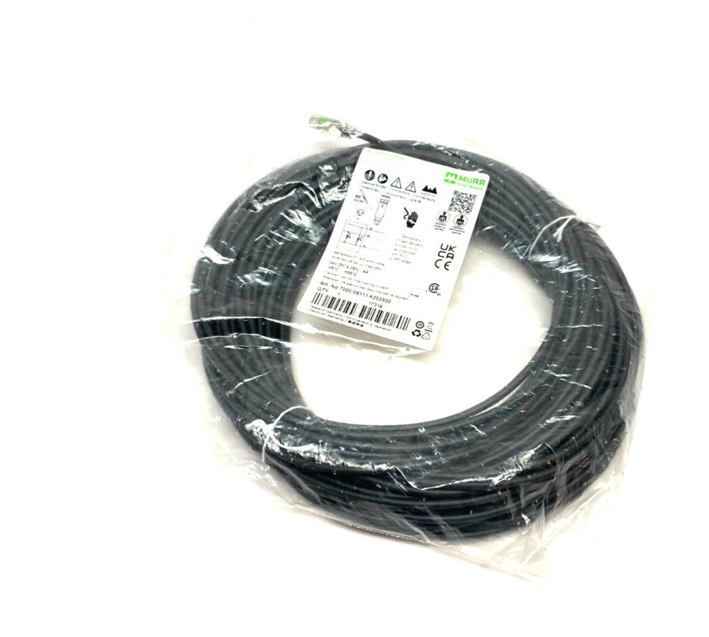 Murrelektronik 7000-08111-6202500 Single Ended M8 Female 0° A-cod. LED Cordset