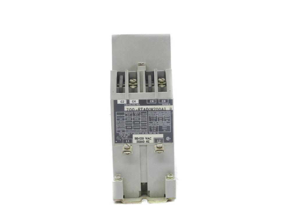 ALLEN BRADLEY 700-RTA00V200A1 SER. B 120V NSNP
