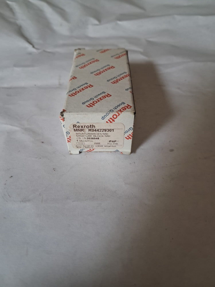 Rexroth R044229301 Linear Guide Carriage New