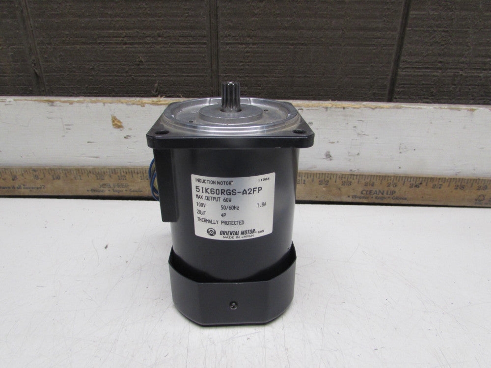 ORIENTAL MOTOR 5IK60RGS-A2FP INDUCTION MOTOR, NEW SURPLUS! MAKE OFFER!
