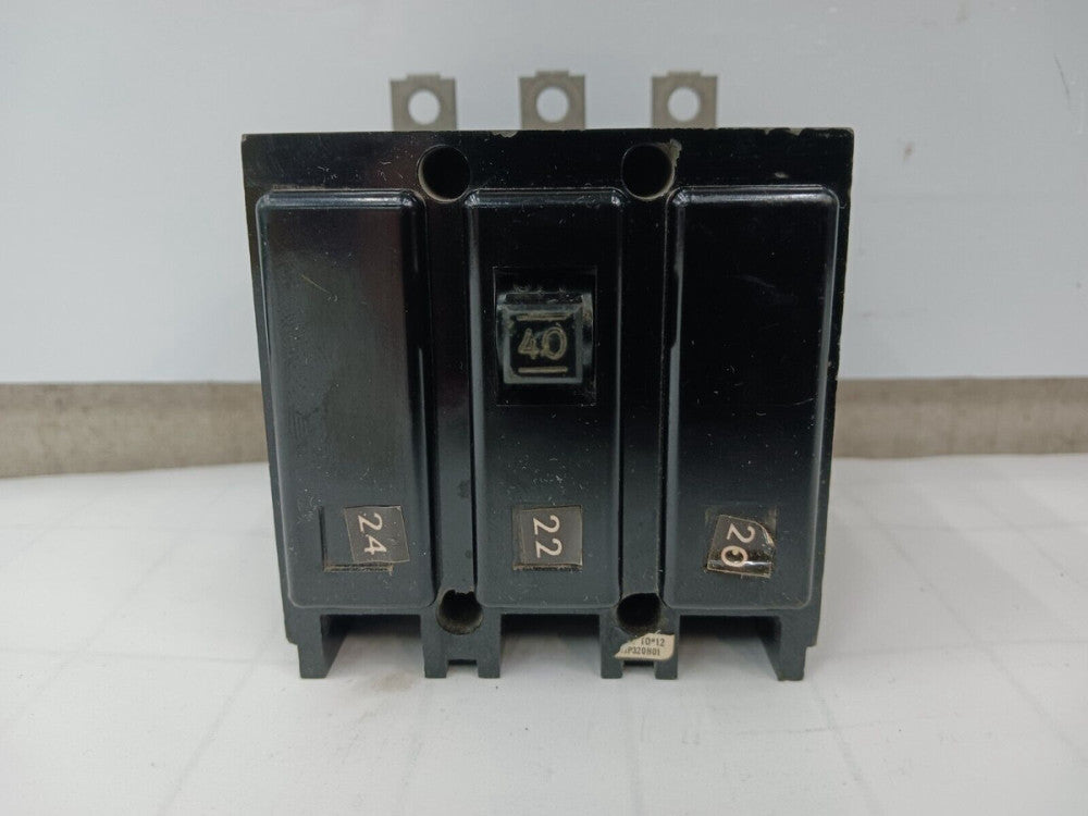 WESTINGHOUSE 40 AMP CIRCUIT BREAKER 3 POLE 240 VAC BA3040H