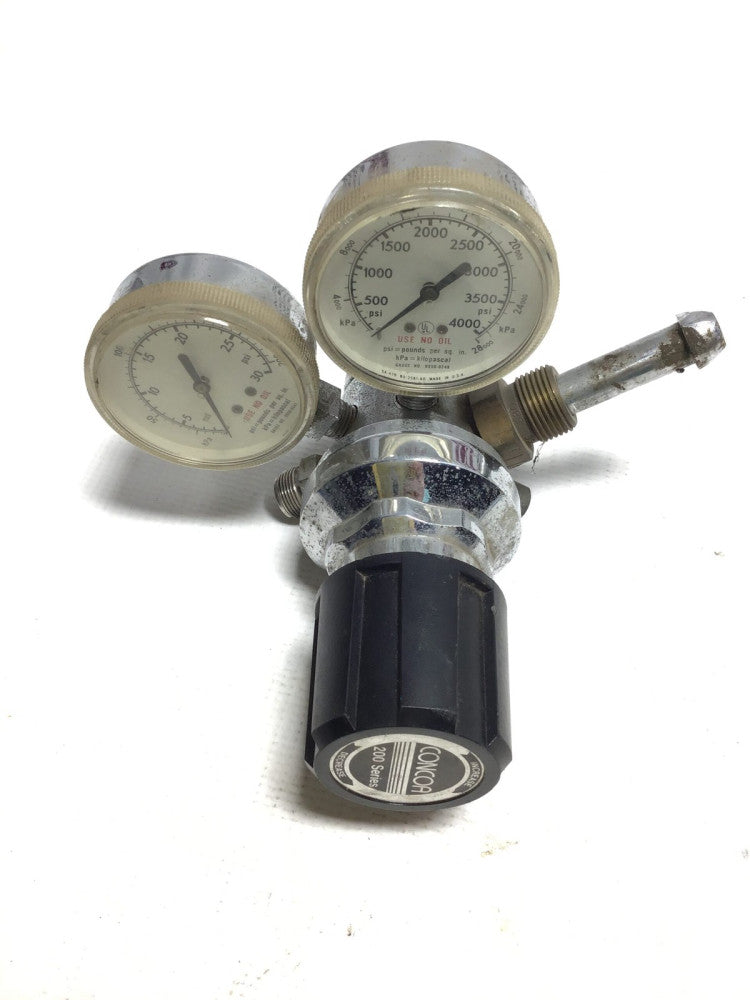 CONCOA 212 1351 Dual-Gauge Pressure Gas Regulator 30PSI 200kPa & 4000PSI 2800...