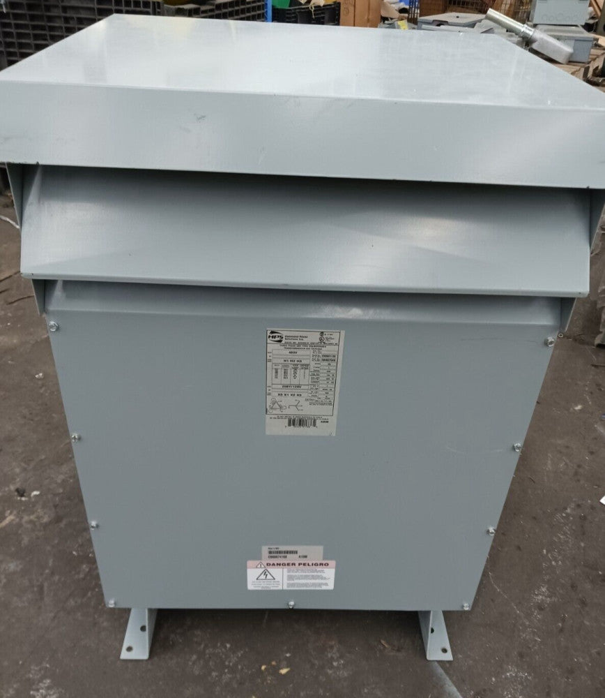 HPS Hammond 75 KVA 3 Phase Outdoor Transformer 3R 480 HV 208Y/120 LV NMK075KB