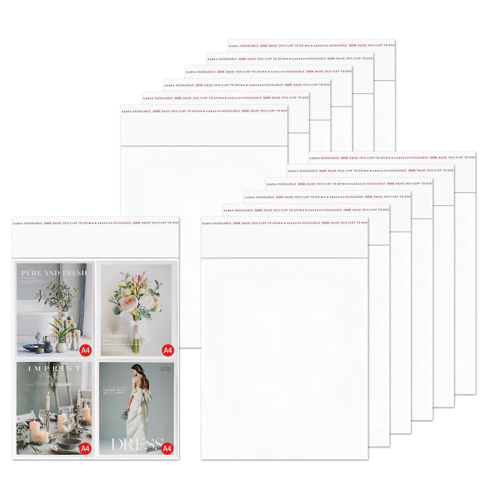 18x24 Clear Cellophane Bags 100pcs Large Sealing Cello Bags Adhesive Plastic ...