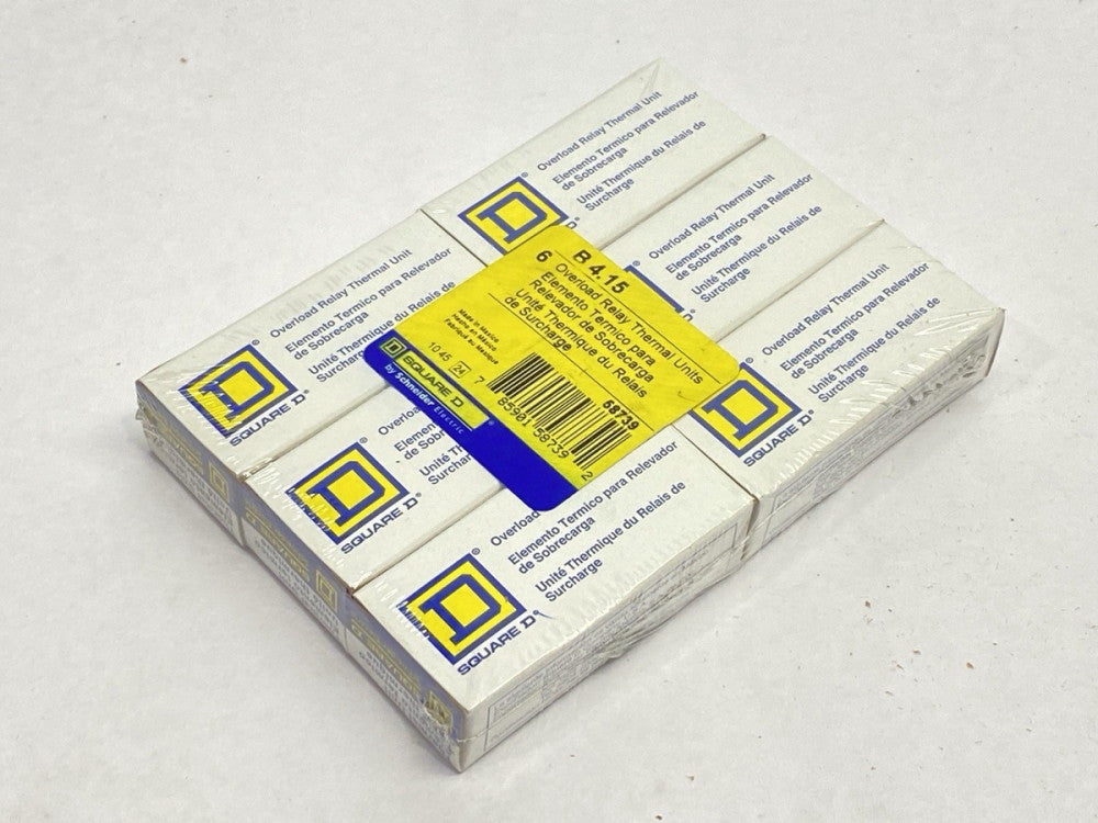 Square D B 4.15 Overload Relay Thermal Units LOT OF 6