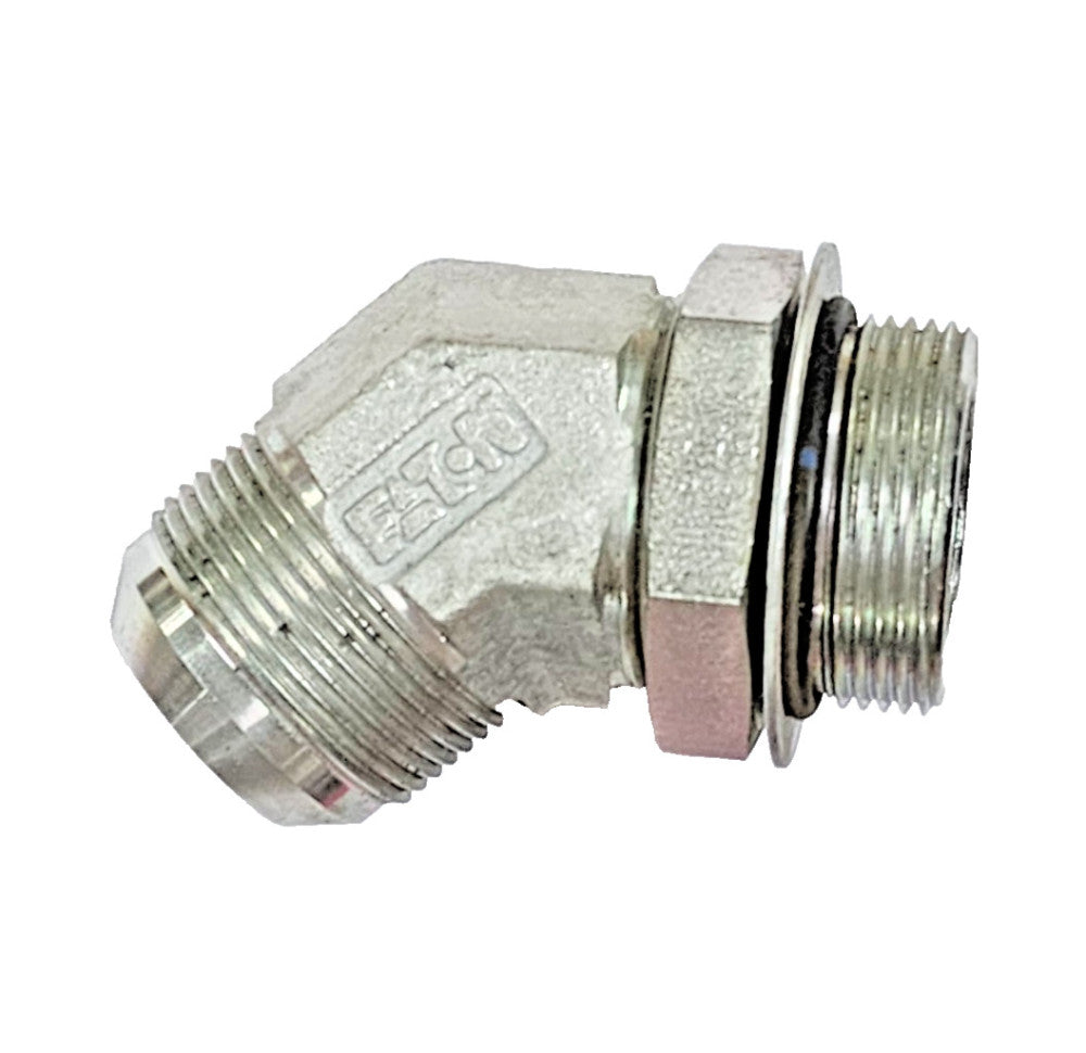 EATON 45° ELBOW FITTING 6802-20-20 1-1/4" JIC X 1-1/4" ORB STEEL