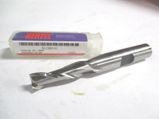 (E299914091) 5/16" x 1" x 3/8" x 2-3/4" OAL Cobalt RH 2 Flute Square End Mill 