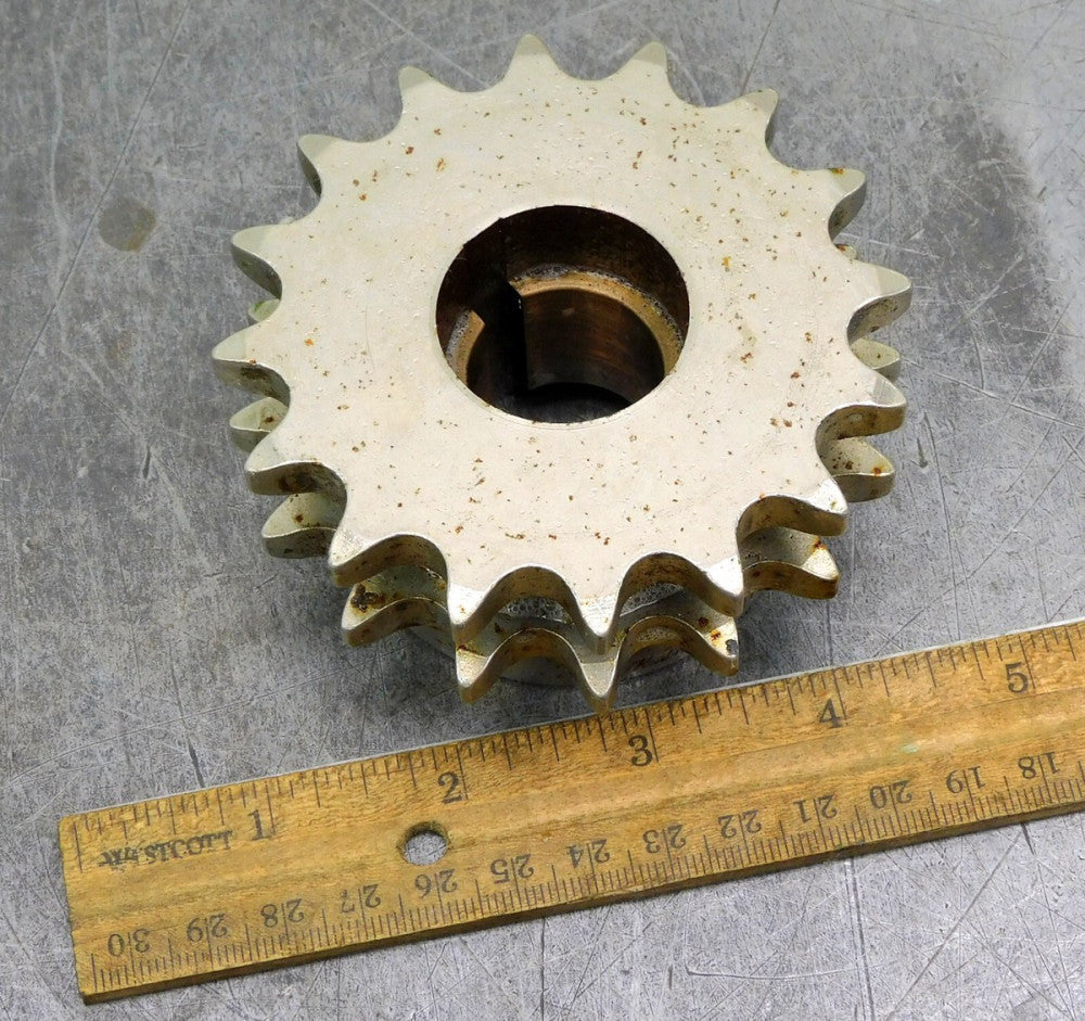 Martin D50B16H Double Roller Chain Sprocket #50 16 Teeth 1-1/4" Bore