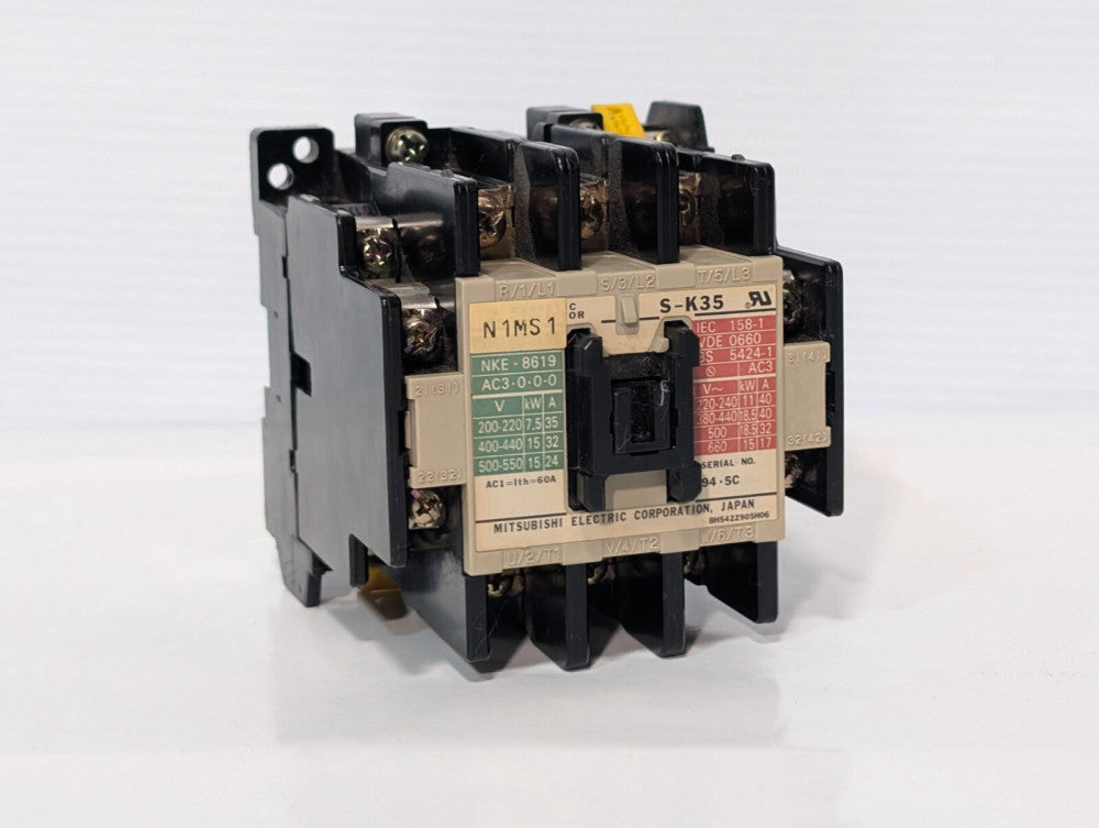 Mitsubishi Electric S-K35 Magnetic Contactor, 60A, N1MS1, Free USA Ship