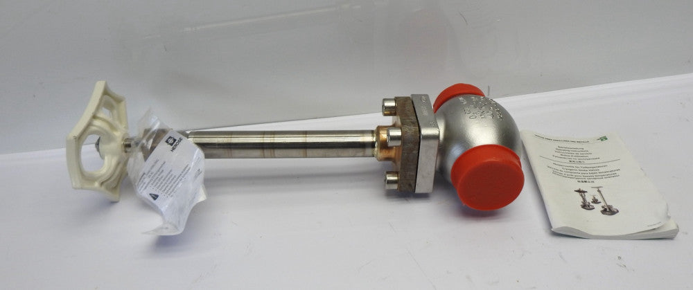 Herose 01321 Cryogenic Globe Valve SS Body 1-1/2" 01321.4048.0024 CRN 0C22964.5C