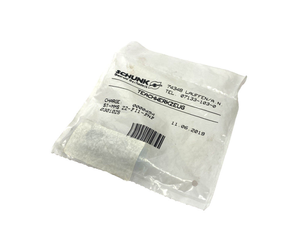 Schunk ST-MMS 22-PI1-PNP Plug Teaching Tool, M8 3-Pin PNP 301025