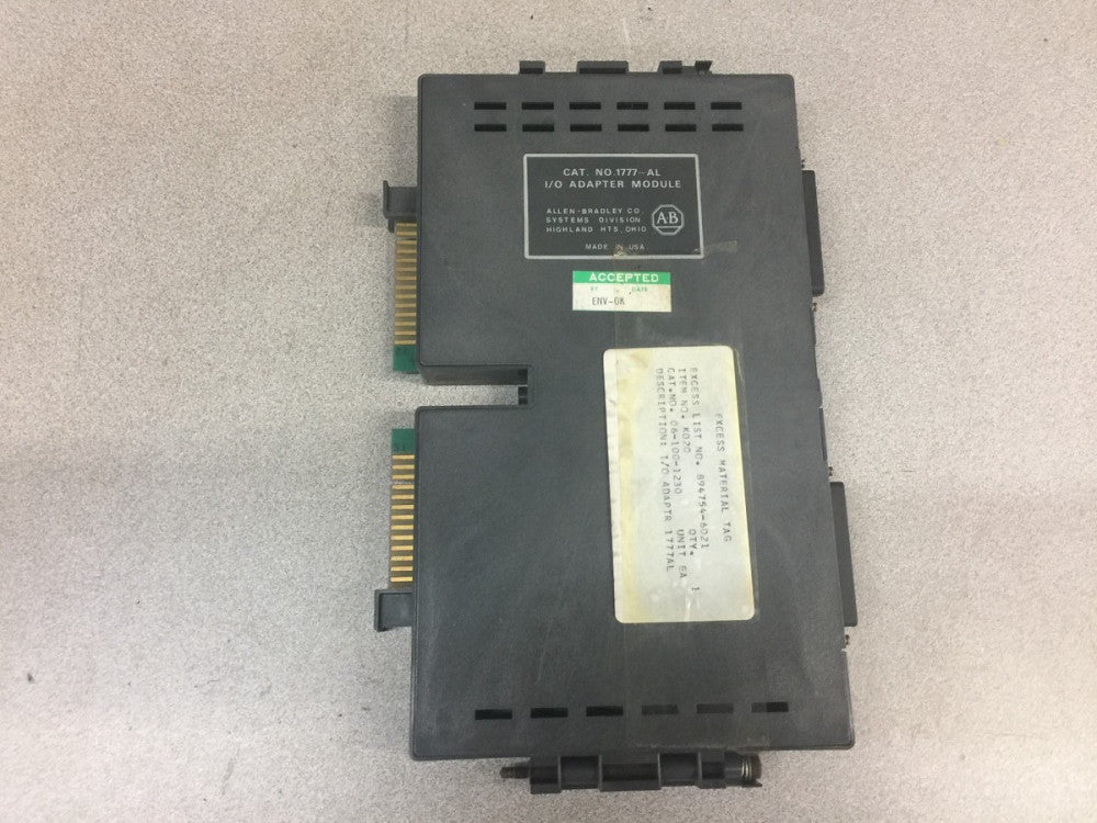 NEW NO BOX ALLEN BRADLEY I/O ADAPTER MODULE 1777-AL