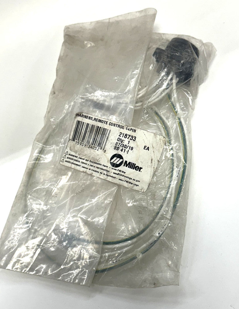 MILLER 218733 HARNESS REMOTE CONTROL 14 PIN