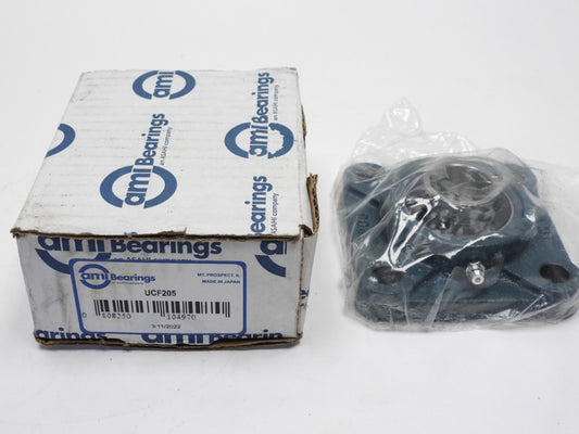 (4-Pack) AMI Bearings UCF205-16 Flange Mount 4-Bolt