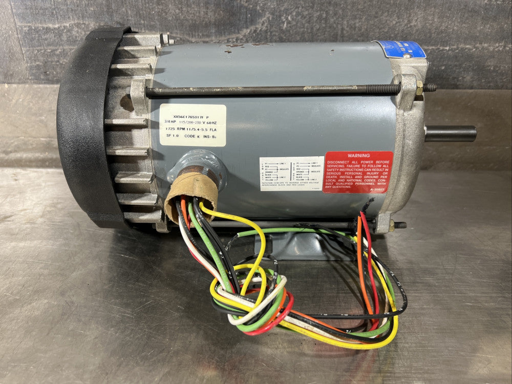 Nos Surplus Marathon 56C17G5317 Hazardous Location Motor. 3/4 HP 1725RPM 1 Ph