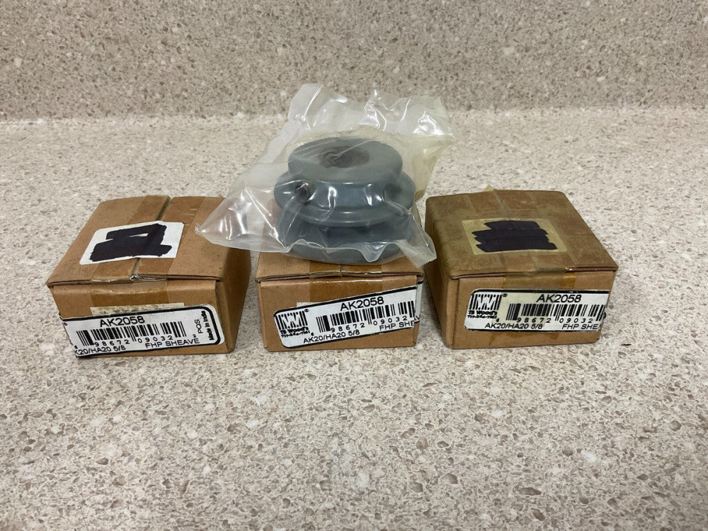 TB Woods FHP Sheave AK2058 NEW (Lot of 3)