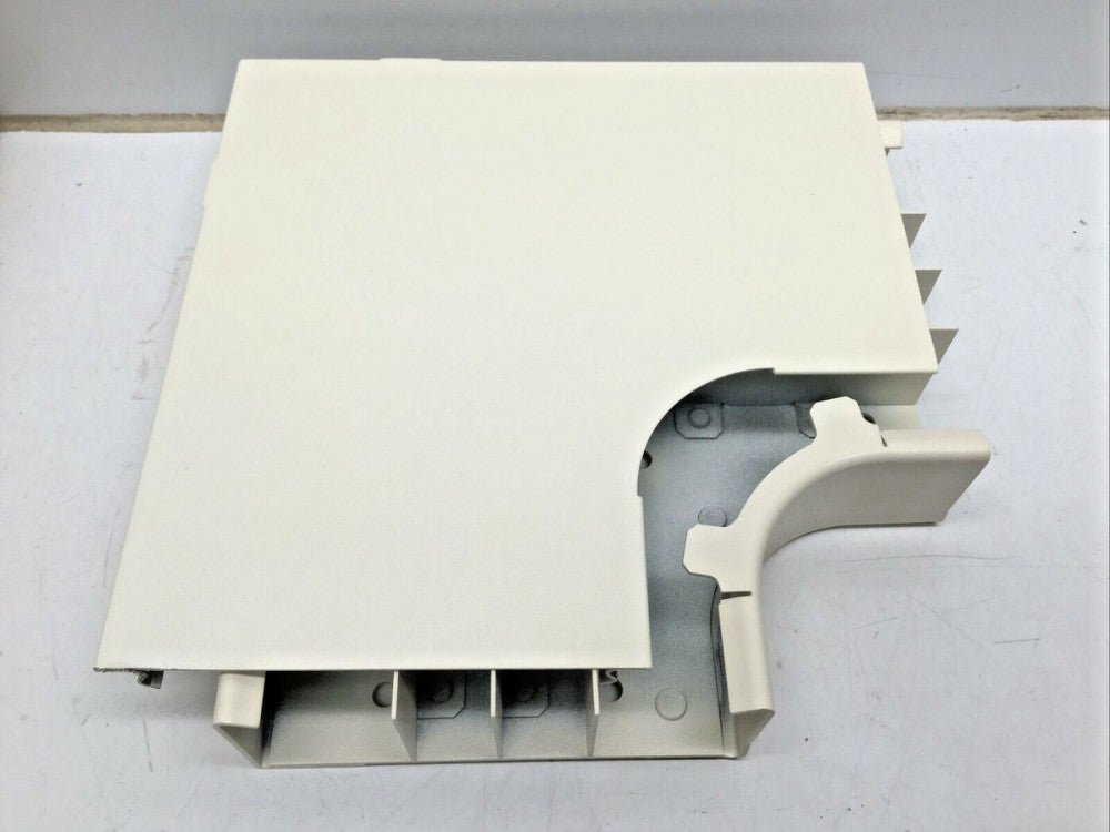 Hubbell HBL4011DFOIV Surface Metal Raceway Fitting 90° LR Flat Elbow Ivory