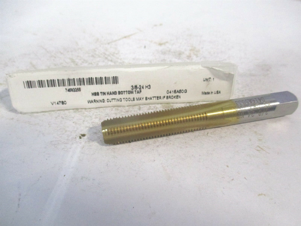 (R127097C-S) 1/8-27 NPT 2-1/8" OAL 5 Flutes TiCN HSS Interrupted Thread Pipe Tap
