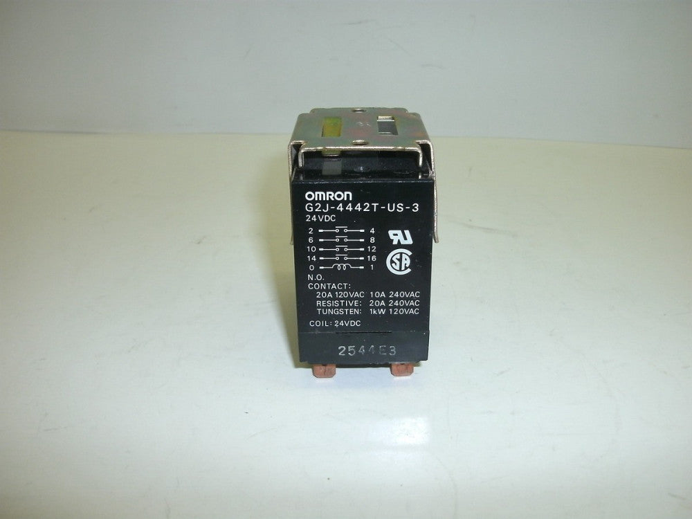OMRON G2J-4442T-US-3-DC24 GENERAL PURPOSE RELAY 24VDC 20A 120VAC