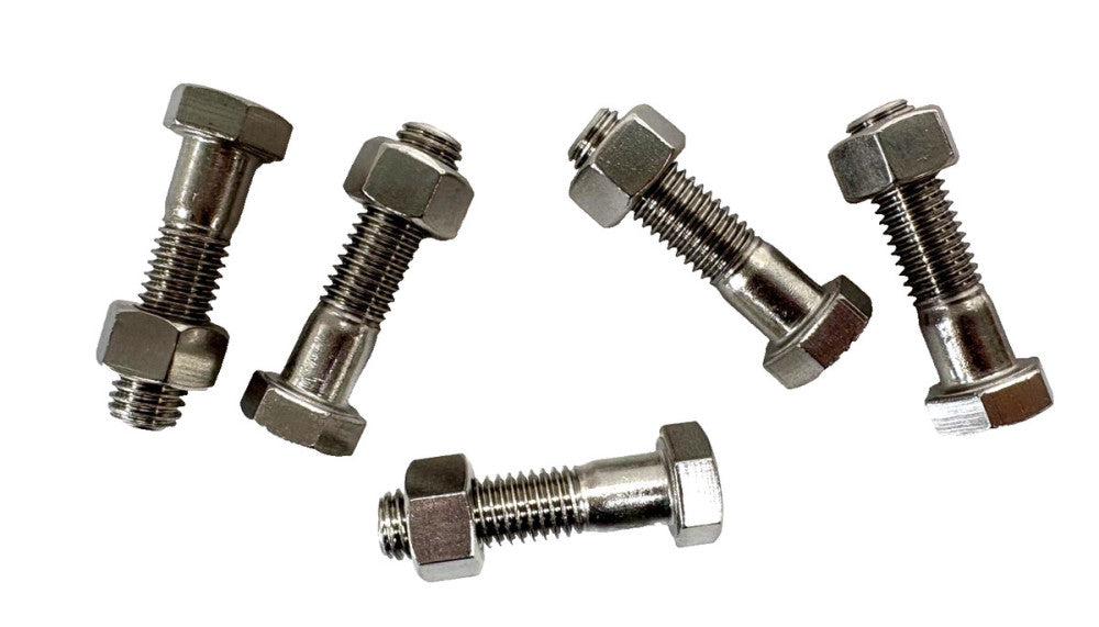 HILLMAN 3/8"-13 X 1-1/2 STAINLESS COARSE THREADED HEX BOLT *LOT OF 5*