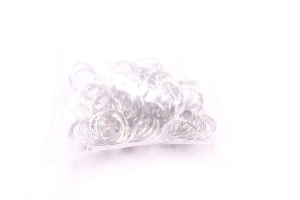 (70-Pk) Charles Leonard Loose Leaf Rings w/ Snap Closure Nickel Plated 1" Dia.