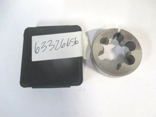 (314-1754) 1-1/2" M20x2.00 Metric Fine High Speed Steel Round Adjustable Die 