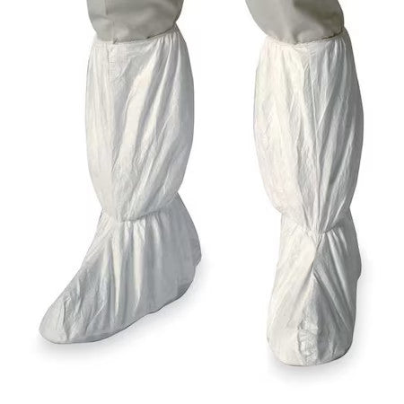 Dupont Ic458bwhlg01000c Disposable Boot Covers, Tyvek(R) Isoclean(R), White,