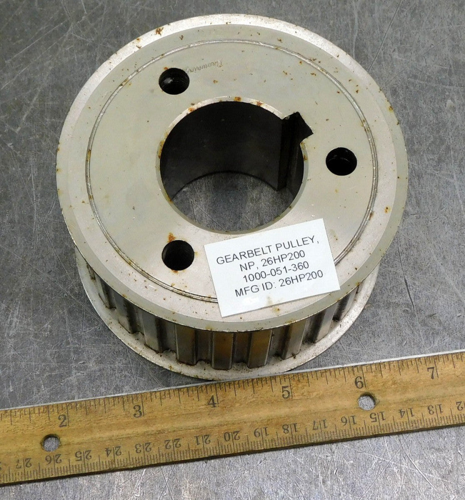 Browning 26HP200 Timing Gear Belt Pulley 26 Teeth 2" Belt Width
