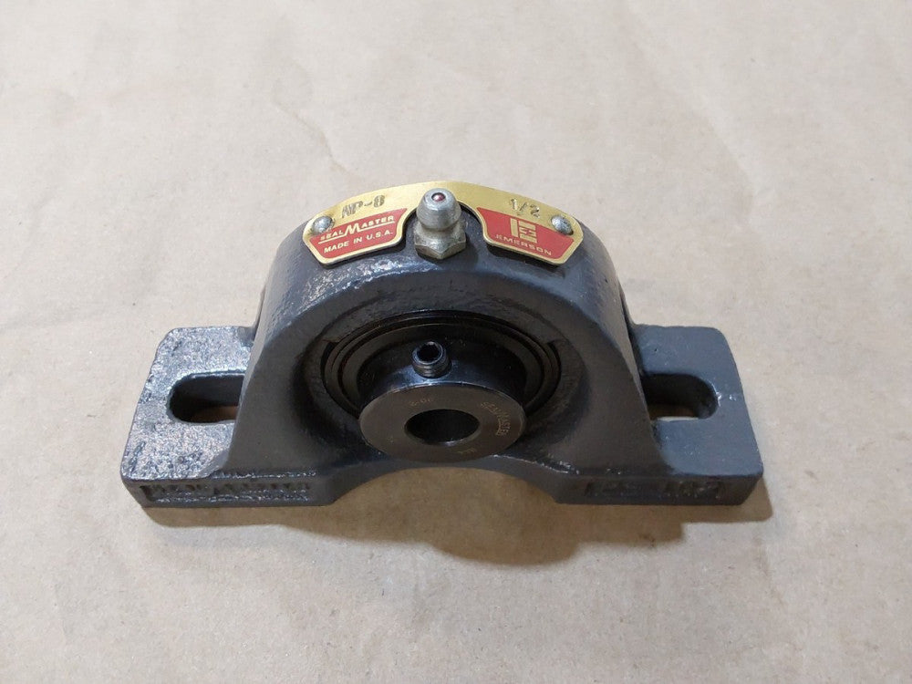 Sealmaster 2-Bolt Pillow Block Bearing 1/2" Bore NP-8