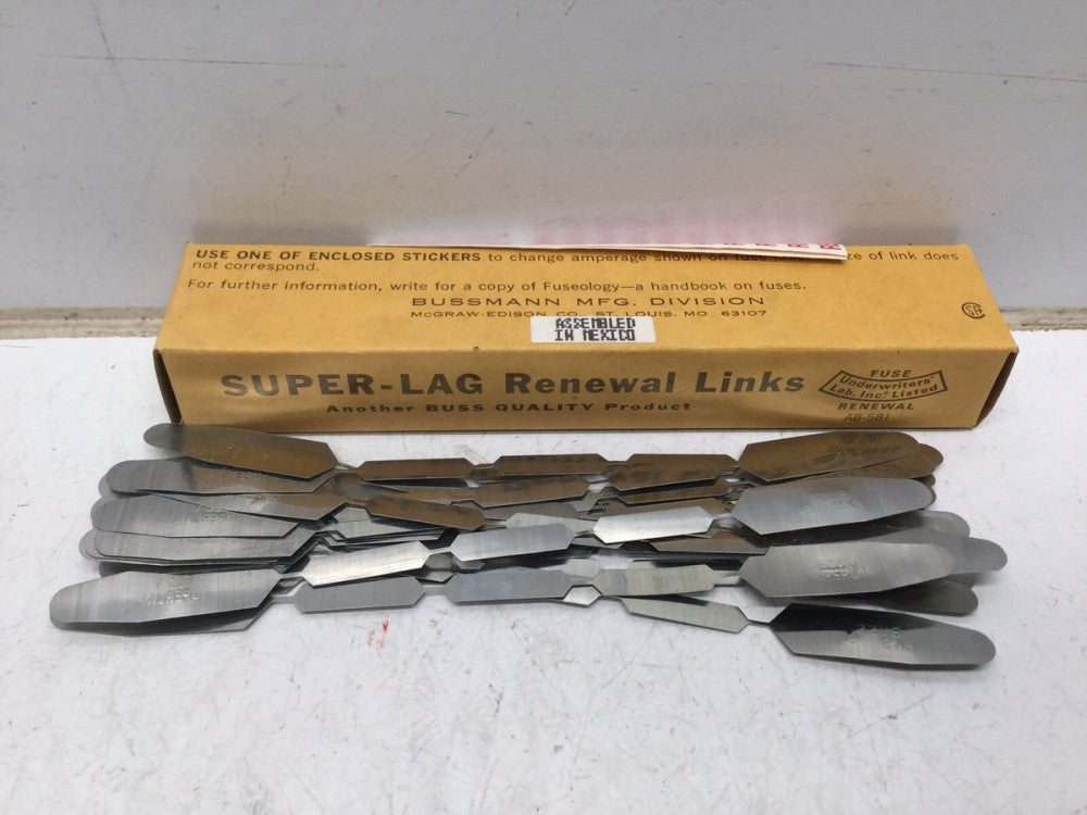 Cooper Bussmann BUSS LKS 8 Super Lag RENEWAL Links 8 AMP Renewable (LOT of 20)