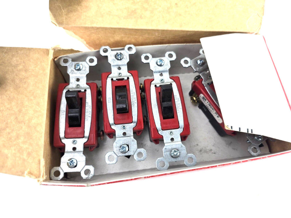 Lot 9pcs P&S CS20AC3-W Commercial Spec Grade Switch 3 Way 20A 120/277V BROWN