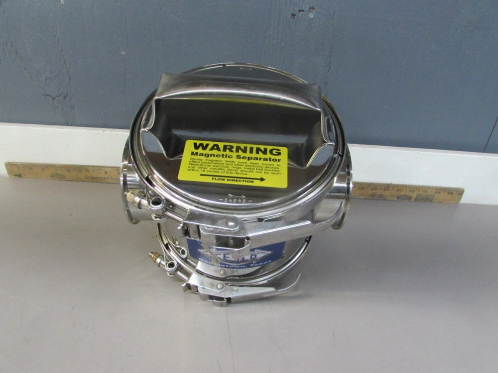 CESCO MagTrap 135, IN-LINE SANITARY MAGNETIC SEPARATOR, 4" TRI-CLAMP, 8", N/NIB!