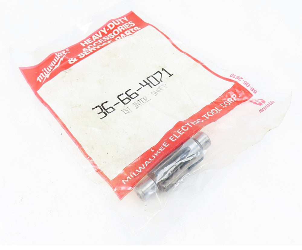 Milwaukee 36-66-4071 1st Intermediate Shaft  36664071  (NOS) NEW NO BOX