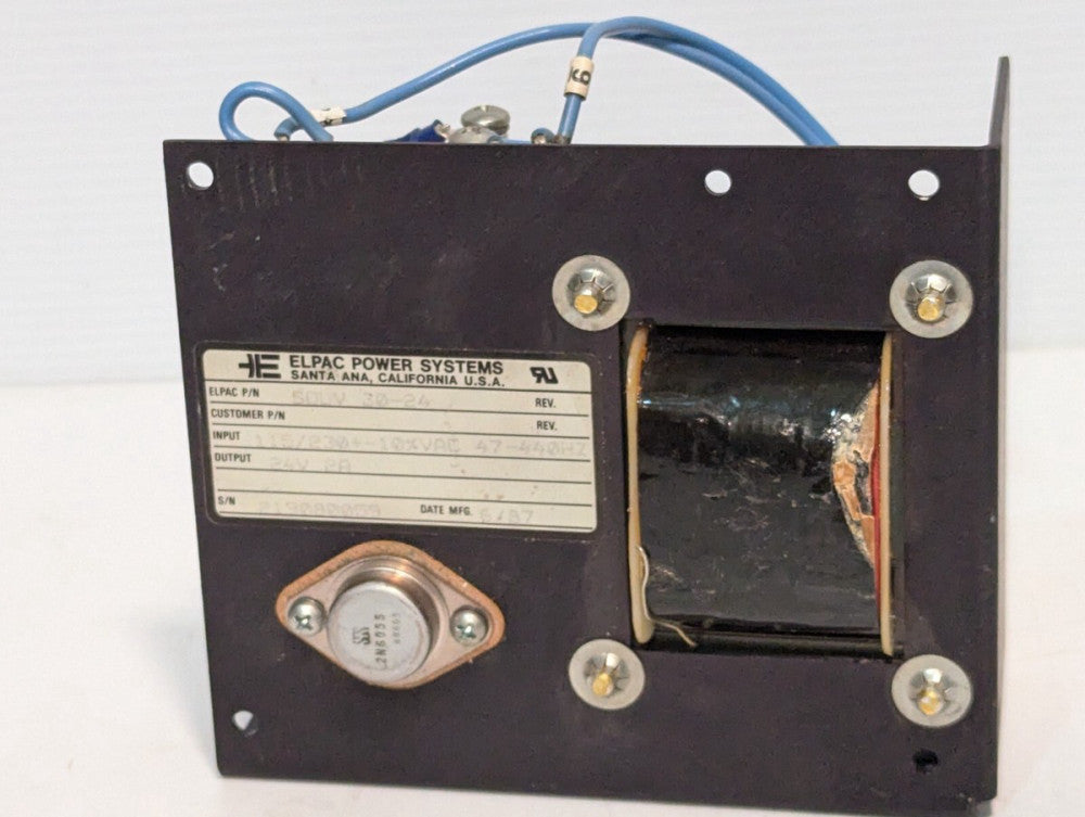 Elpac SOLV 30-24 Power Supply In: 115/230VAC Out: 24VDC 2A+Returns