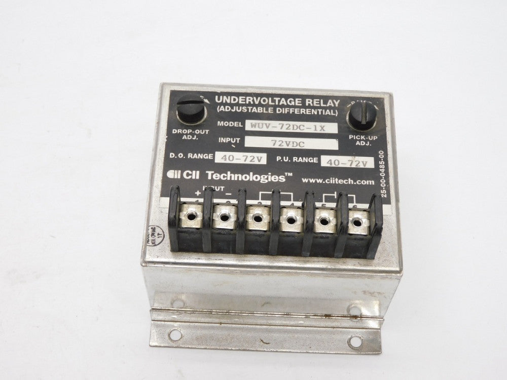 CII TECHNOLOGIES WUV-72DC-1X 72VDC UNMP