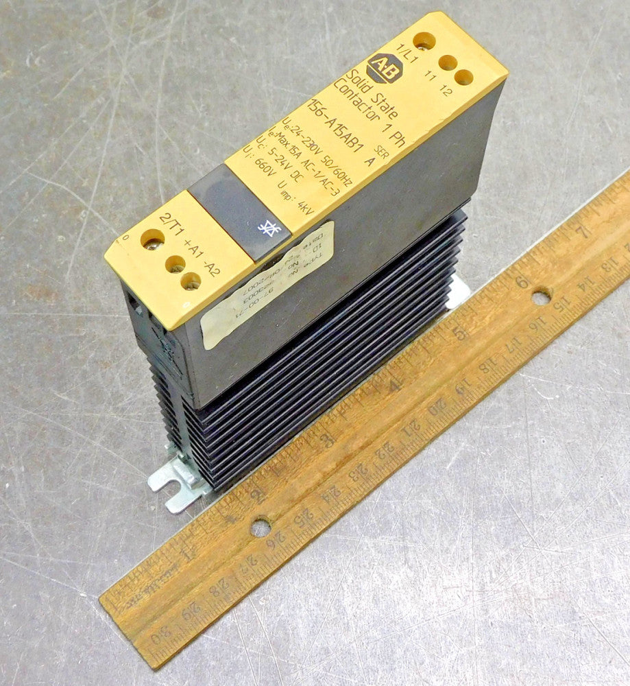 Allen Bradley 156-A15AB1 Contactor 1 Phase 230V AC 15A 24V DC