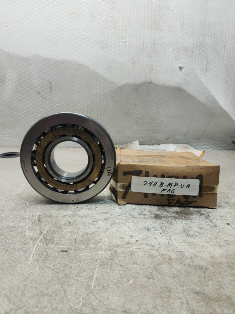 NEW IN BOX FAG ANGULAR CONTACT BALL BEARING 7411B