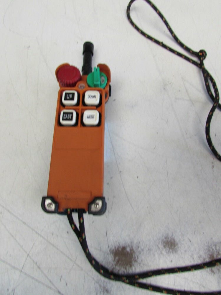 TELECRANE REMOTE CONTROL F21-4D-TX CHANNEL-008 XLNT USED TAKEOUT MAKE OFFER !!