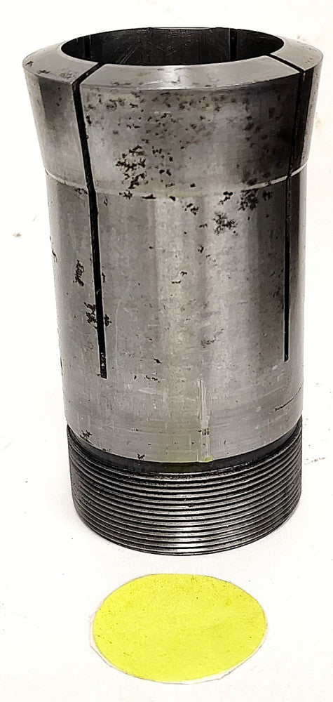 HARDINGE 1-5/8" 3J ROUND COLLET 1-1/2" INNER/OUTTER THREAD 4" OAL STEEL MATERIAL