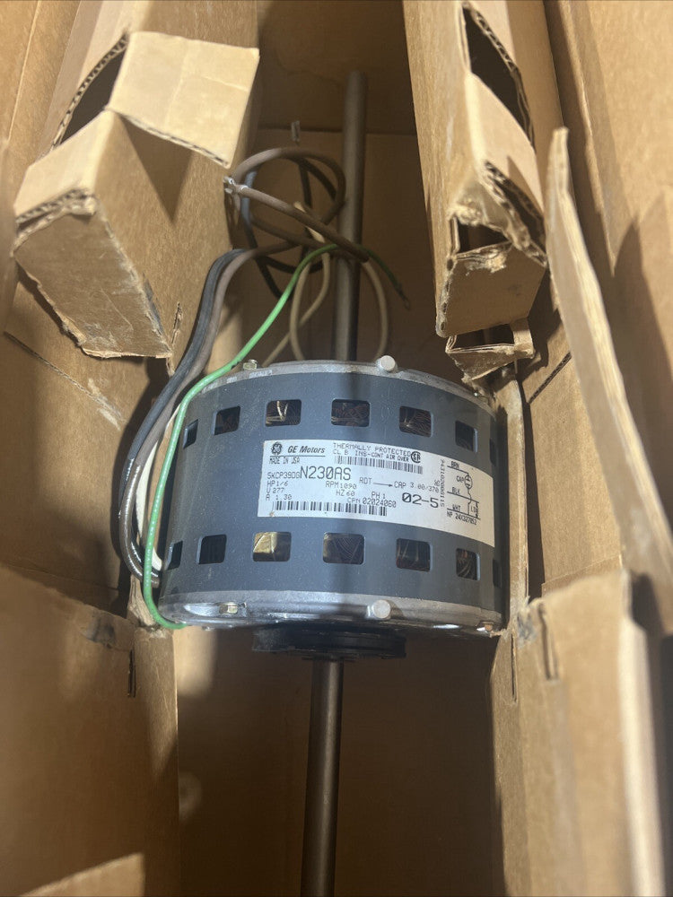 GE MOTORS, KCP39DGN230AS, 1/6HP, MOTOR - Nos Surplus