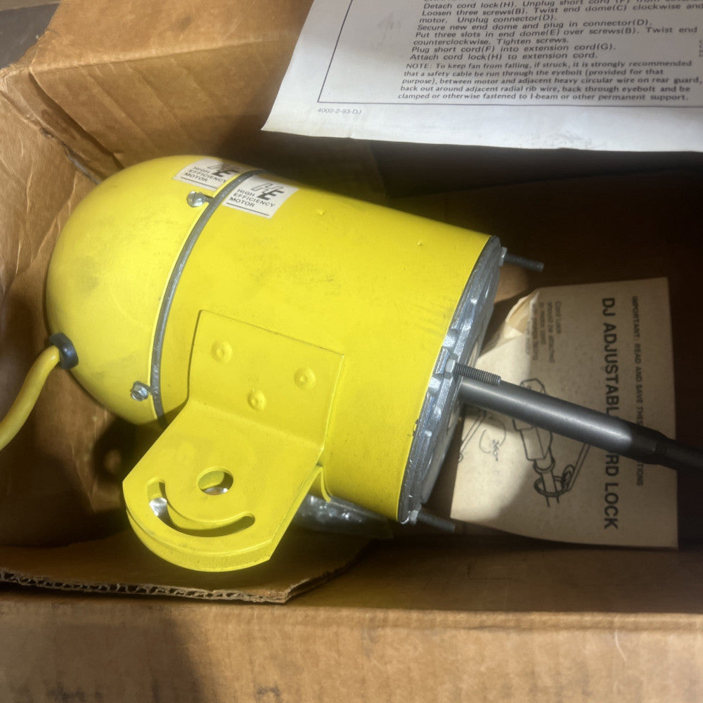 Autofan Fan Motor DJ-110V-HEM Nos Surplus