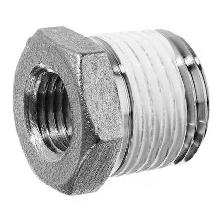 Zoro Select Zusa-Pf-8367 Hex Bushing,304 Ss,1 X 3/4",Bspt