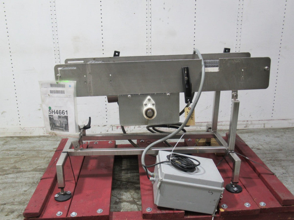 10"W x 52"L Stainless Steel Intralox Conveyor