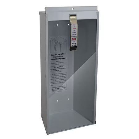 Zoro Select 3Nrh2 Fire Extinguisher Cabinet, Surface Mount, 20 7/8 In Height,