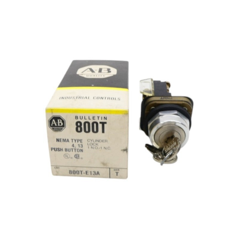 ALLEN BRADLEY 800T-E13A SER. T (BK/YL) NSMP