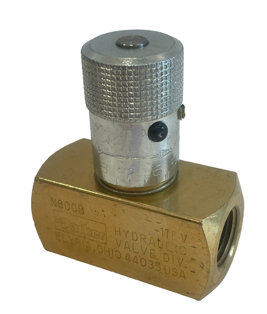 NEW PARKER N800B-11EV NEEDLE VALVE N800B11EV